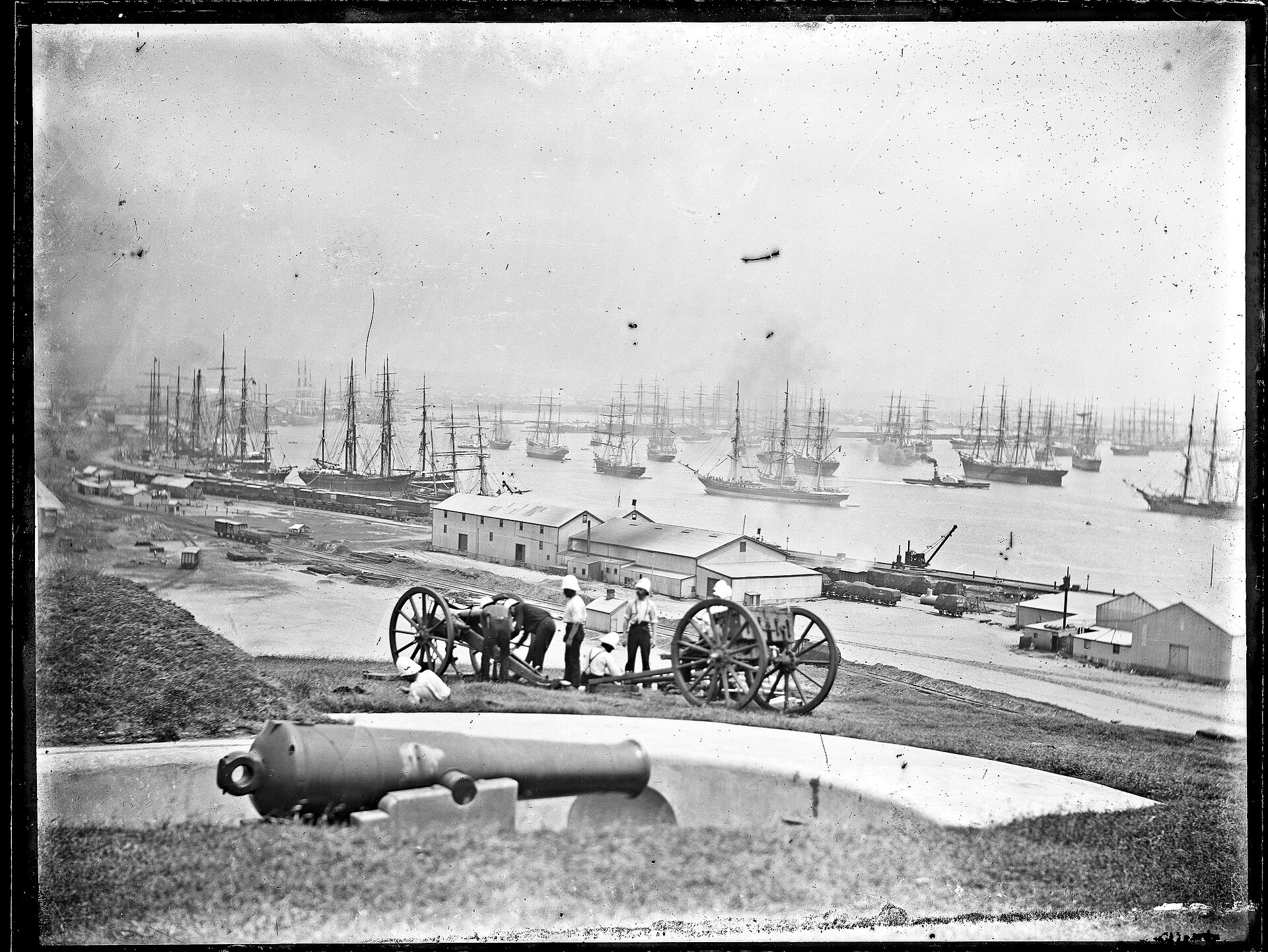 Changing warfare eventually made the coastal guns obsolete