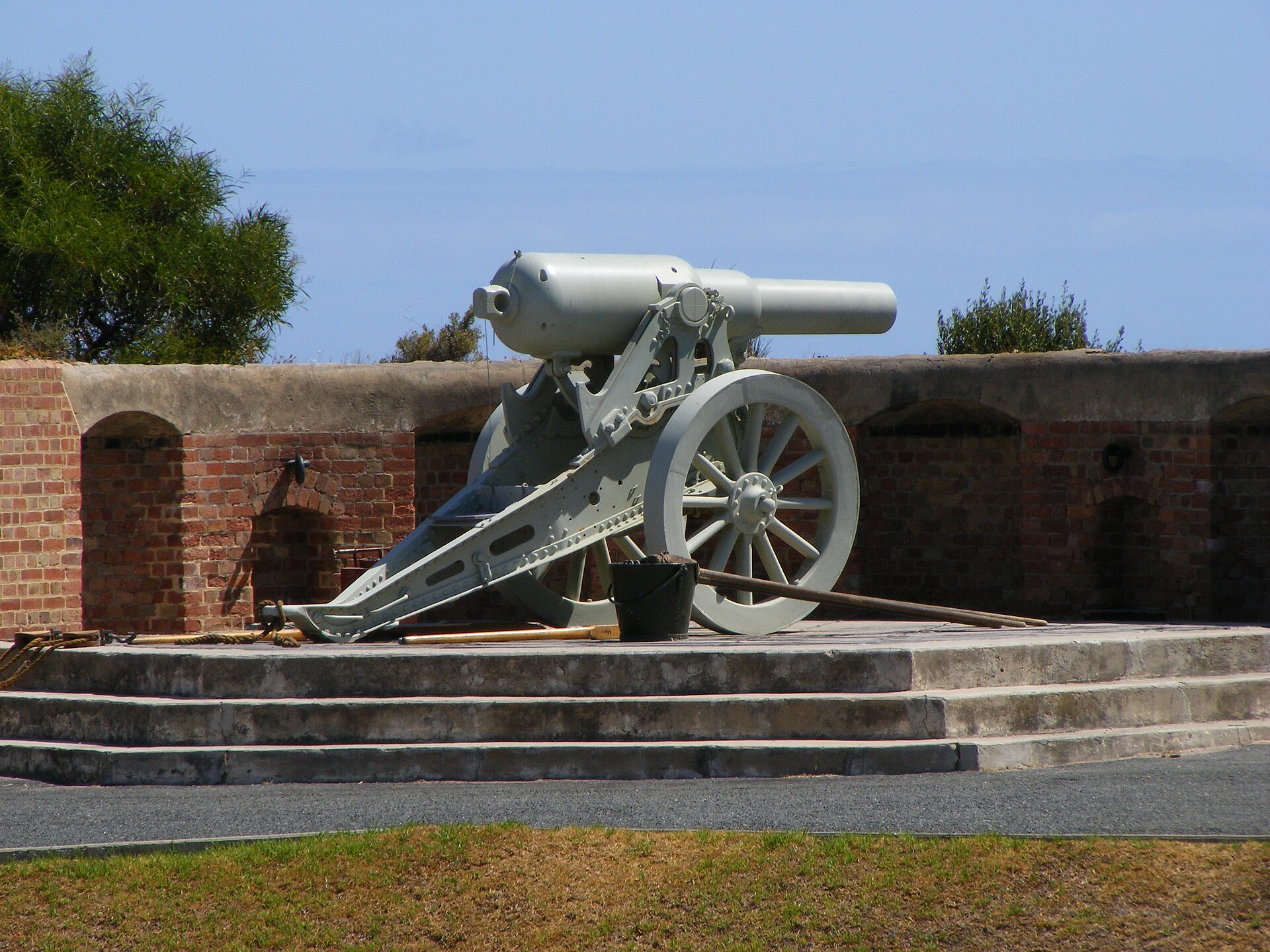 The fort guarded the seaside anchorage at Semaphore near Adelaide