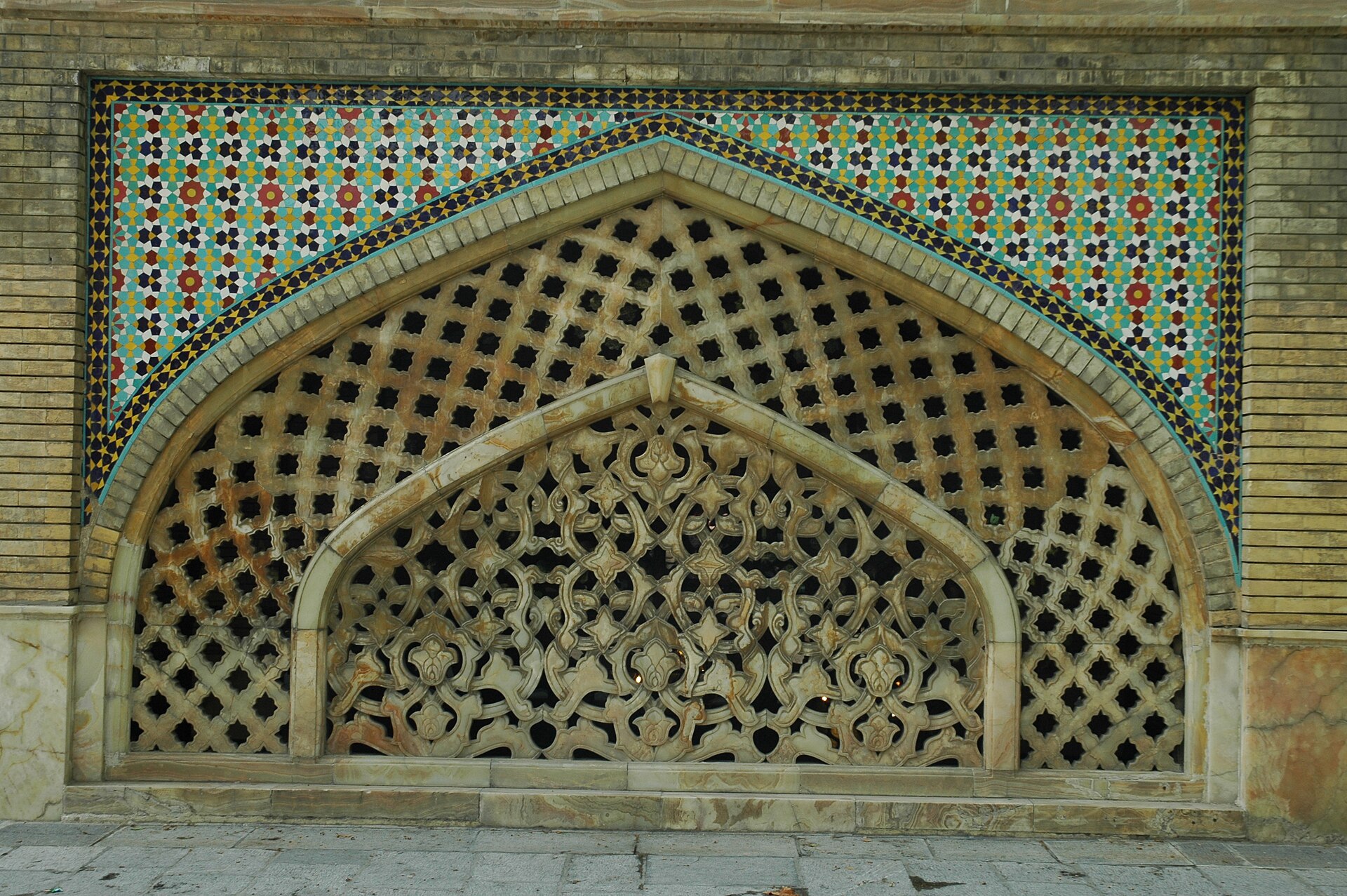 A view of the Golestan Palace, one of the great treasures of Iran.