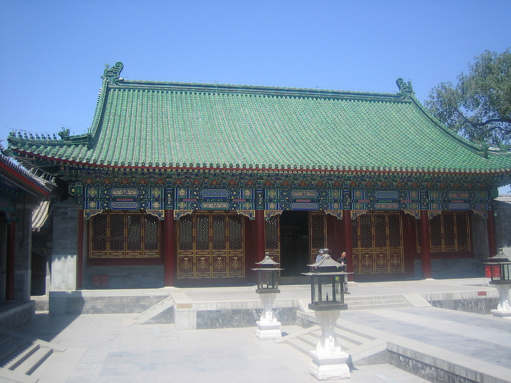 The grand architecture of the princely halls
