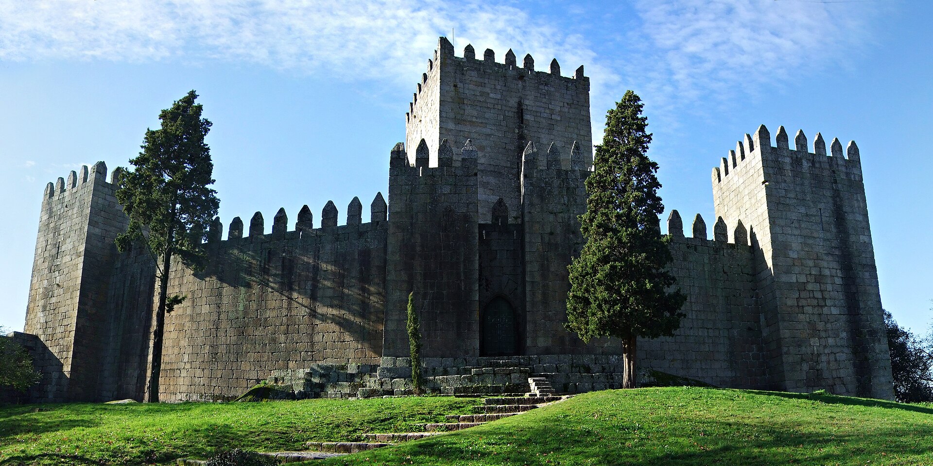 The castle was founded to protect a monastery from raiders.
