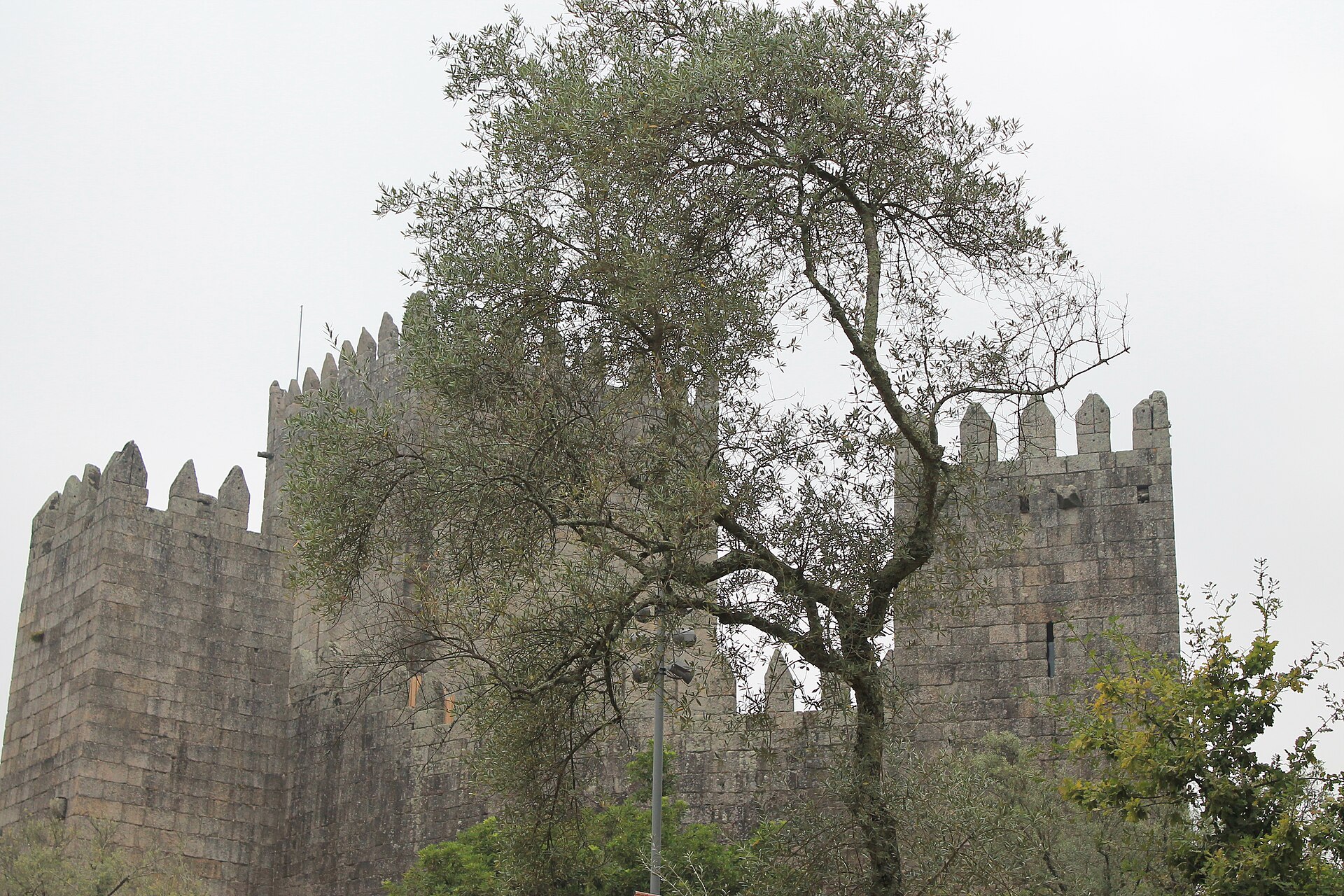 The whole fortress is built of the grey granite of northern Portugal.