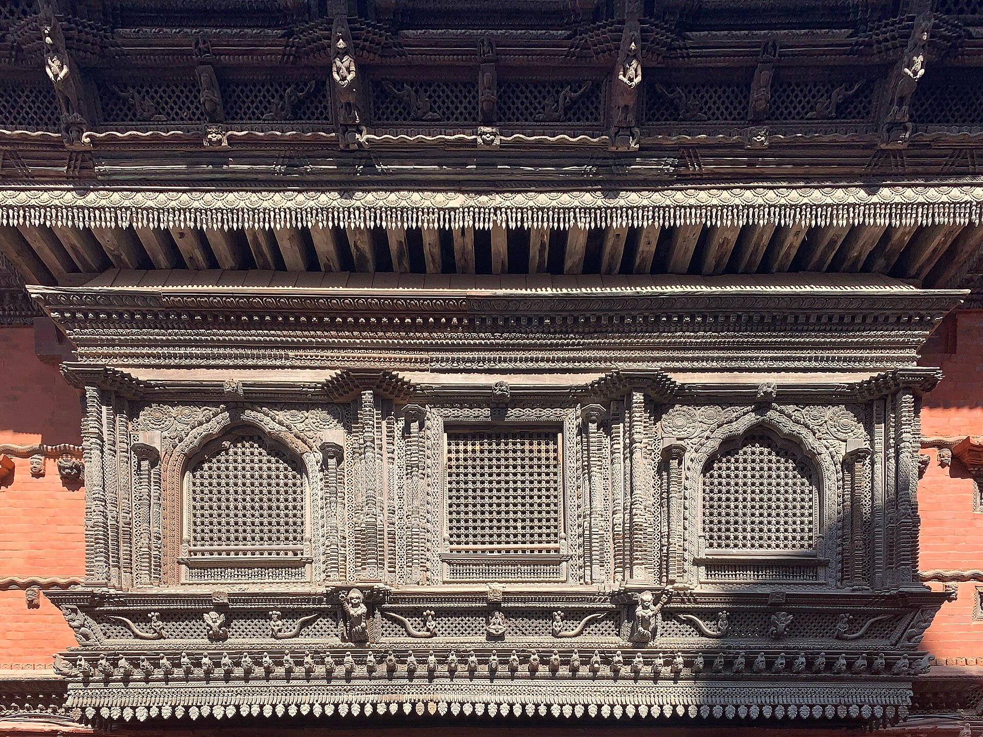 Carved panels of the palace