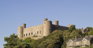 The castle's grey stone, quarried largely from the rock on which it stands