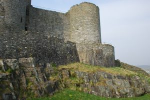 One of Harlech's powerful corner towers, guarding the compact, concentric fortress