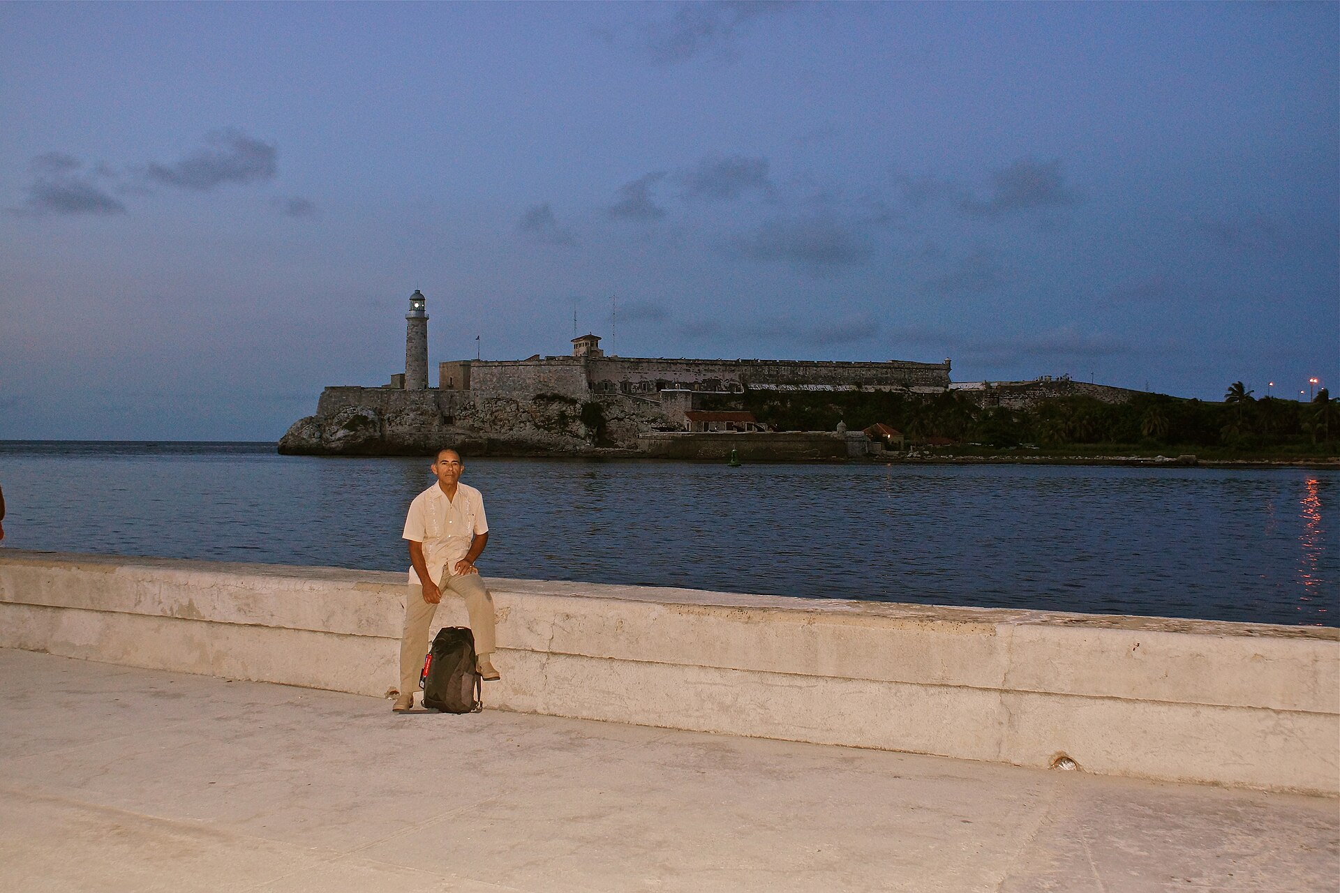 The Castillo del Morro seen across the water in Havana