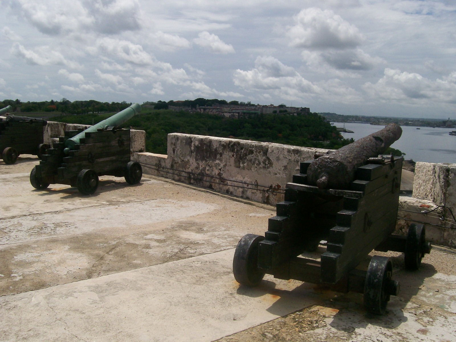 The stone batteries of El Morro, Havana