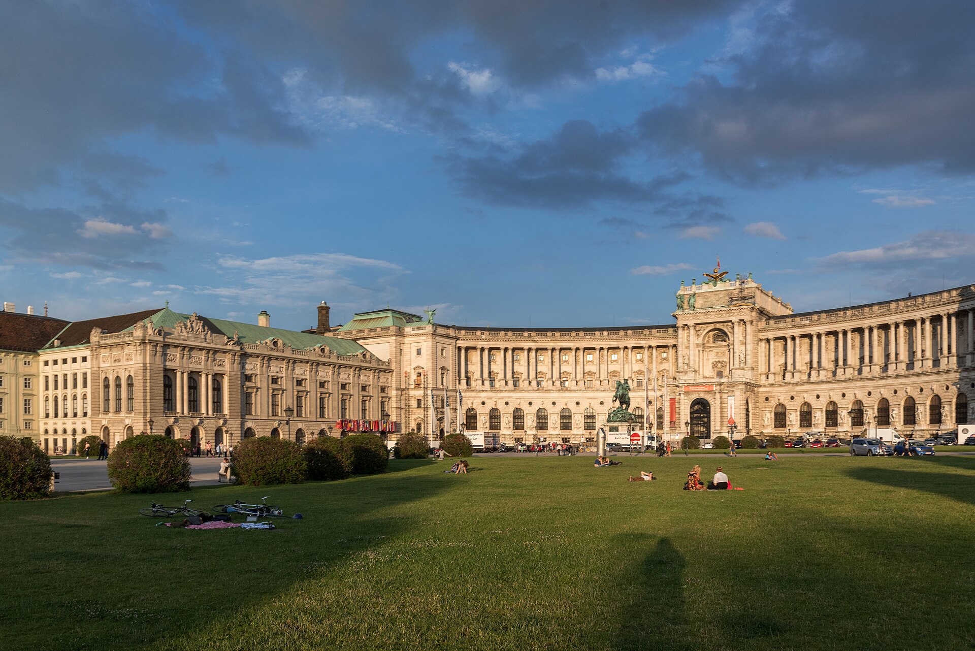 The Hofburg is less a single palace than a whole palatial city