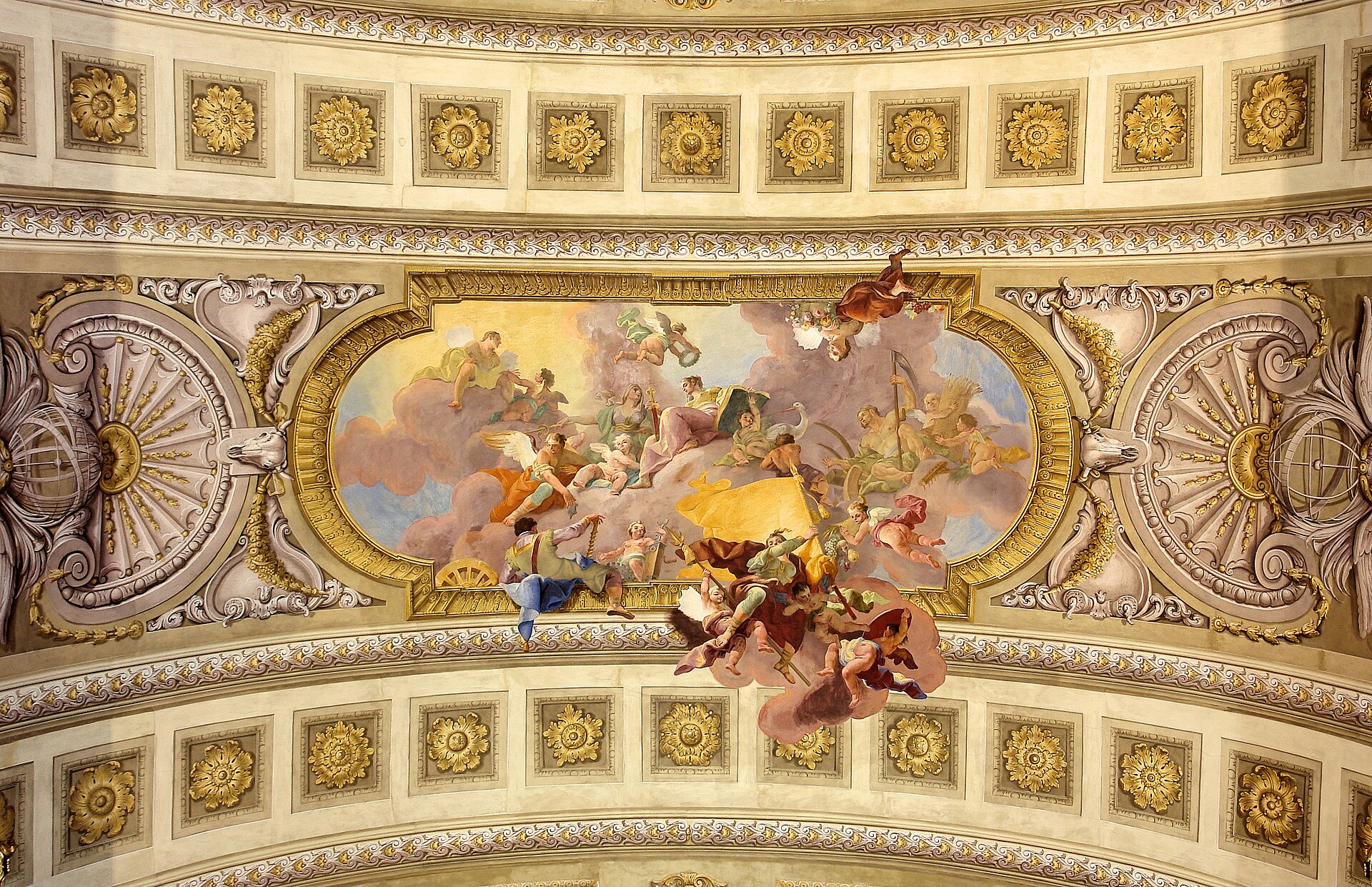 Seven centuries of building gave the Hofburg its vast scale