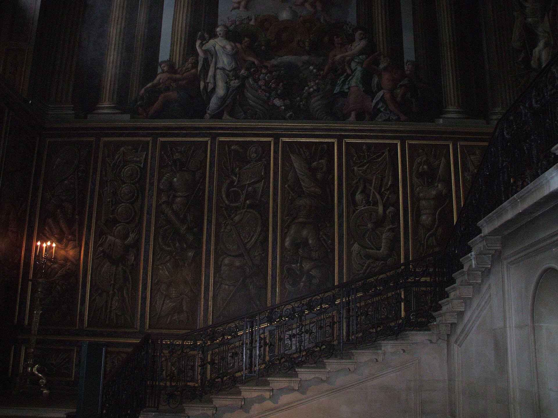 The King's Staircase, painted by Antonio Verrio