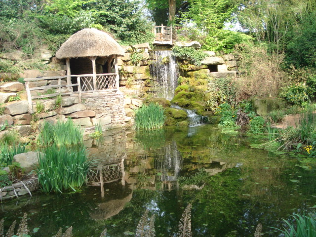 A garden at Hampton Court Palace