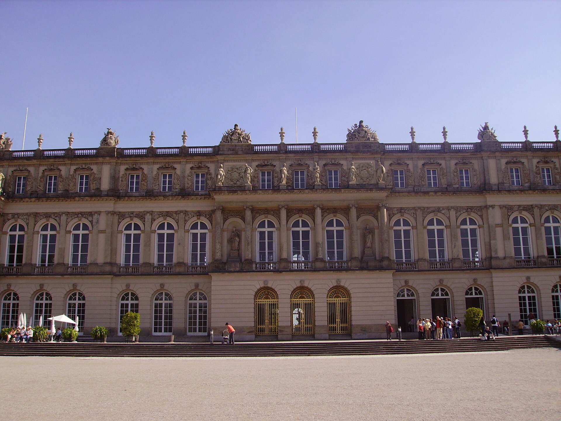 A view of the Herrenchiemsee palace