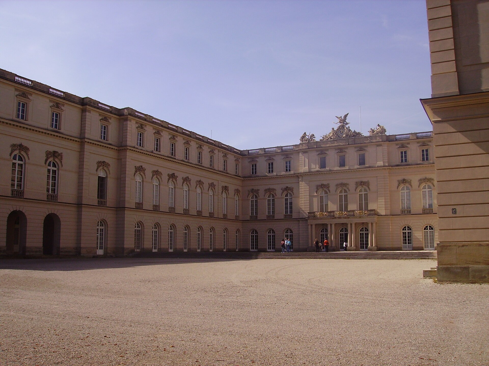 The palace in its lakeside setting