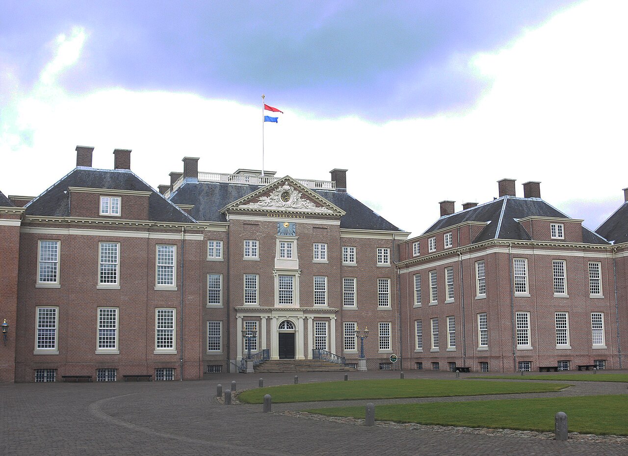 Het Loo Palace, the country retreat of the House of Orange, near Apeldoorn.