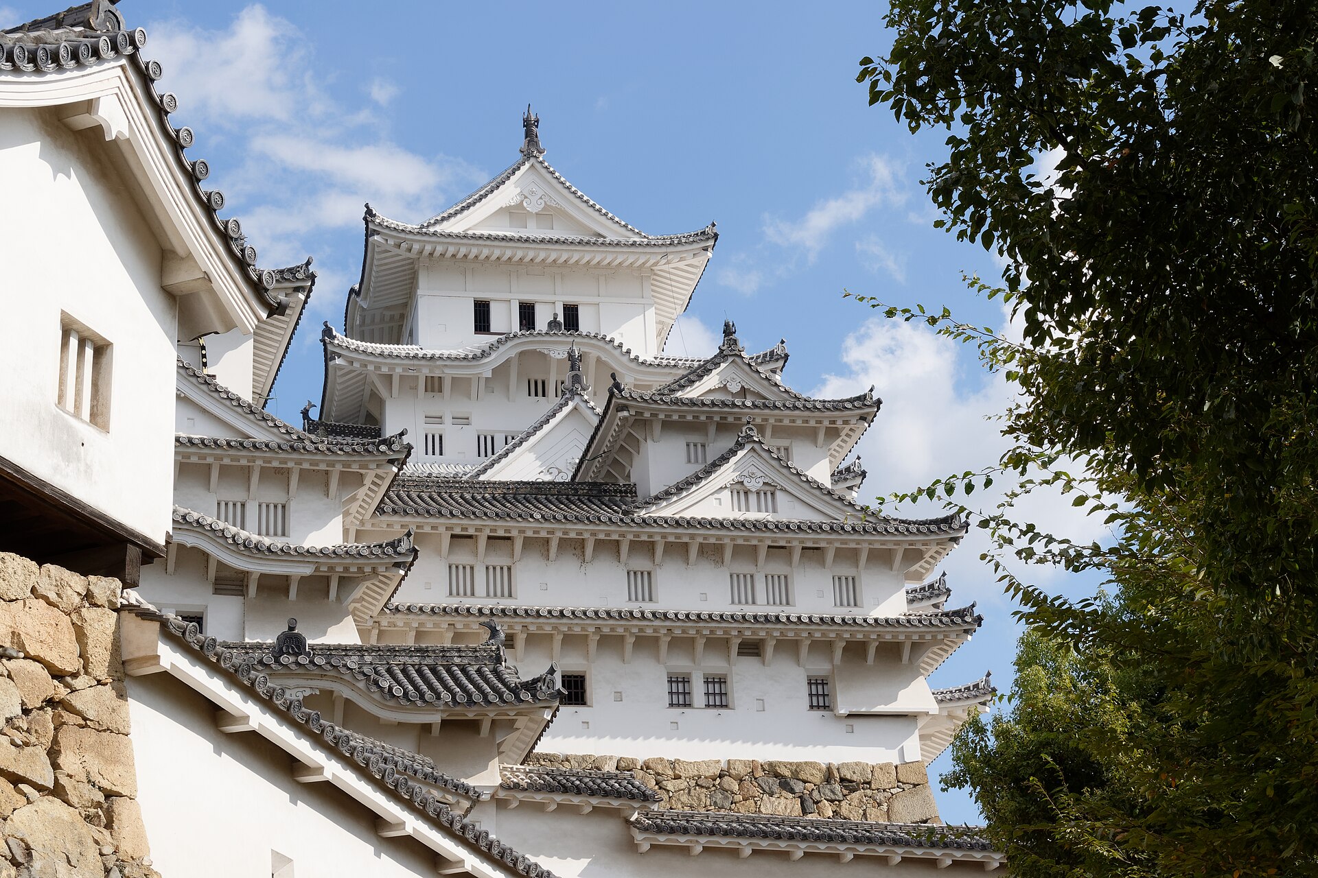 Himeji Castle, the White Heron, the most beautiful and best preserved of all Japanese castles.