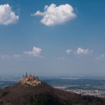 Hohenzollern Castle rising above the Swabian hills