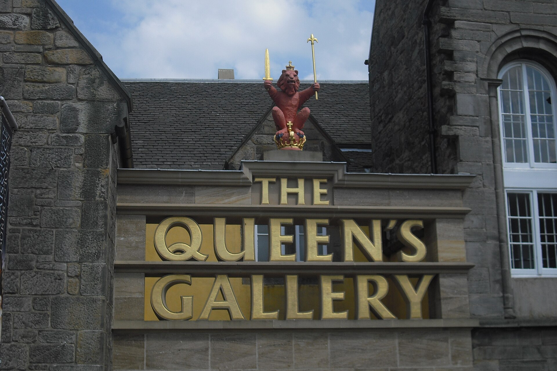 The Queen's Gallery at the palace