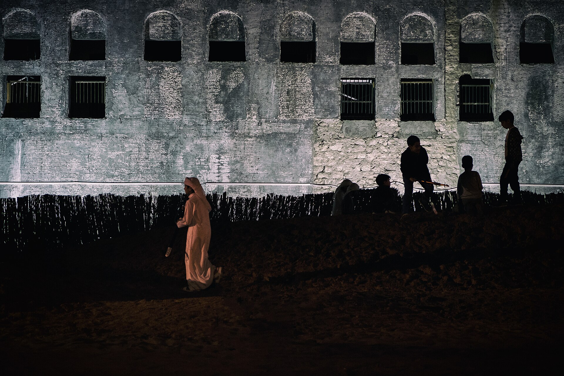 Qasr Al Hosn, the white fort at the origin of Abu Dhabi