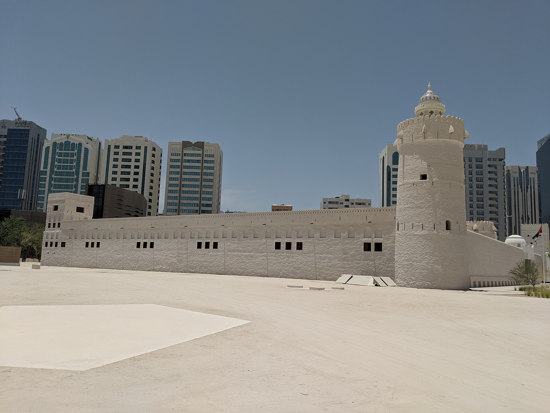The fort of Qasr Al Hosn in recent years