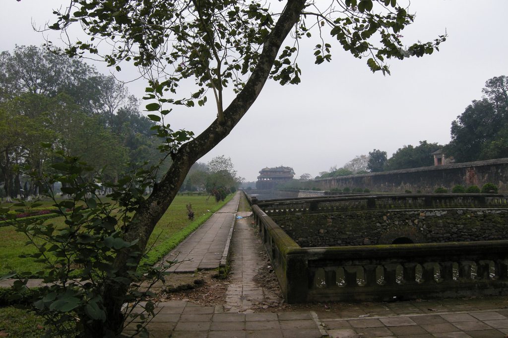 The grand Meridian Gate, the ceremonial entrance to the imperial city