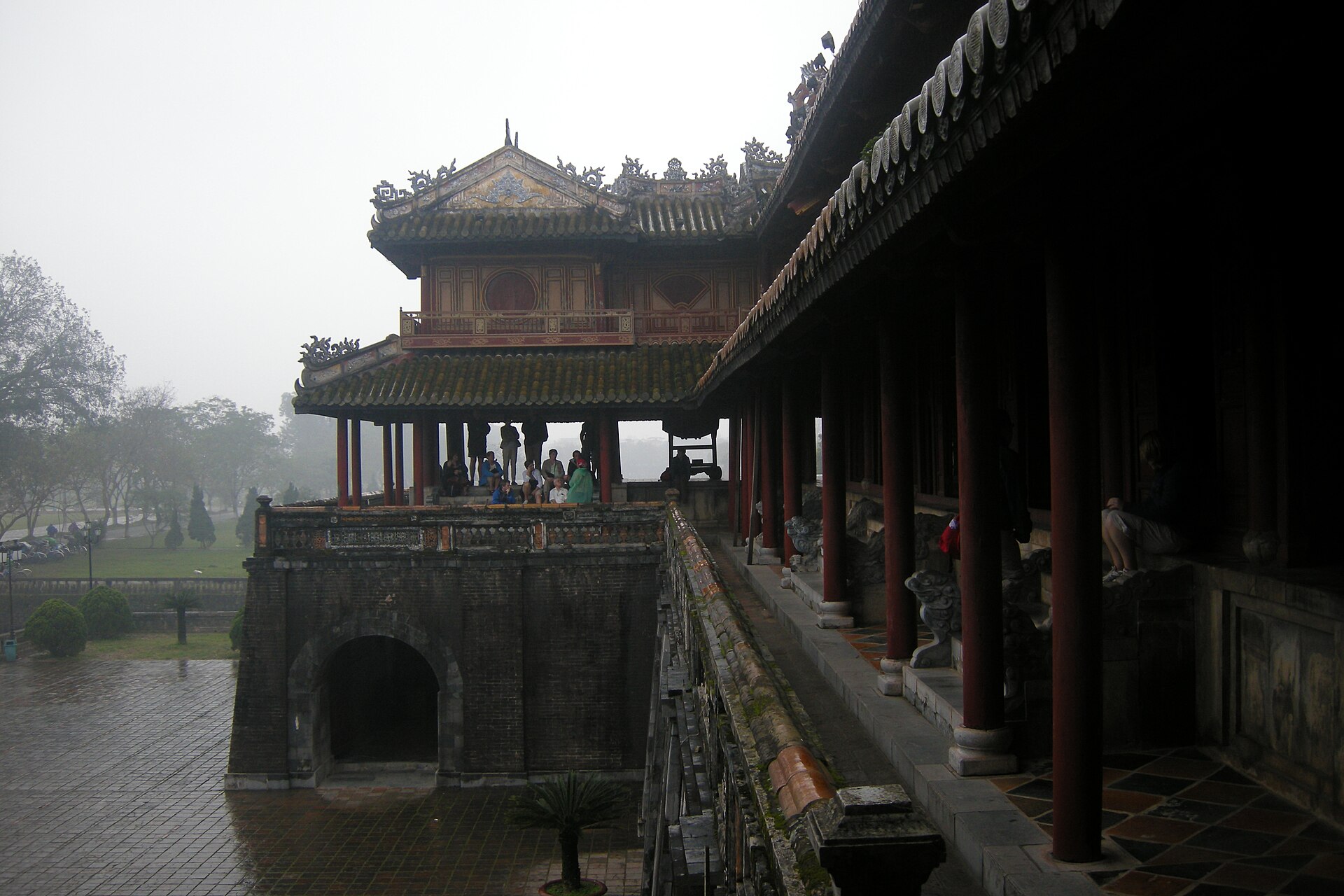 The Meridian Gate, Ngo Mon, the grand ceremonial entrance to the palace