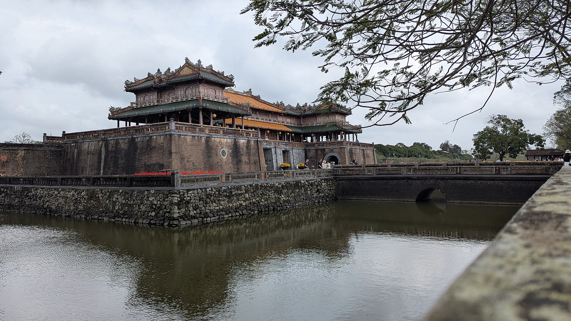 The imperial city today, a UNESCO site under continuing restoration