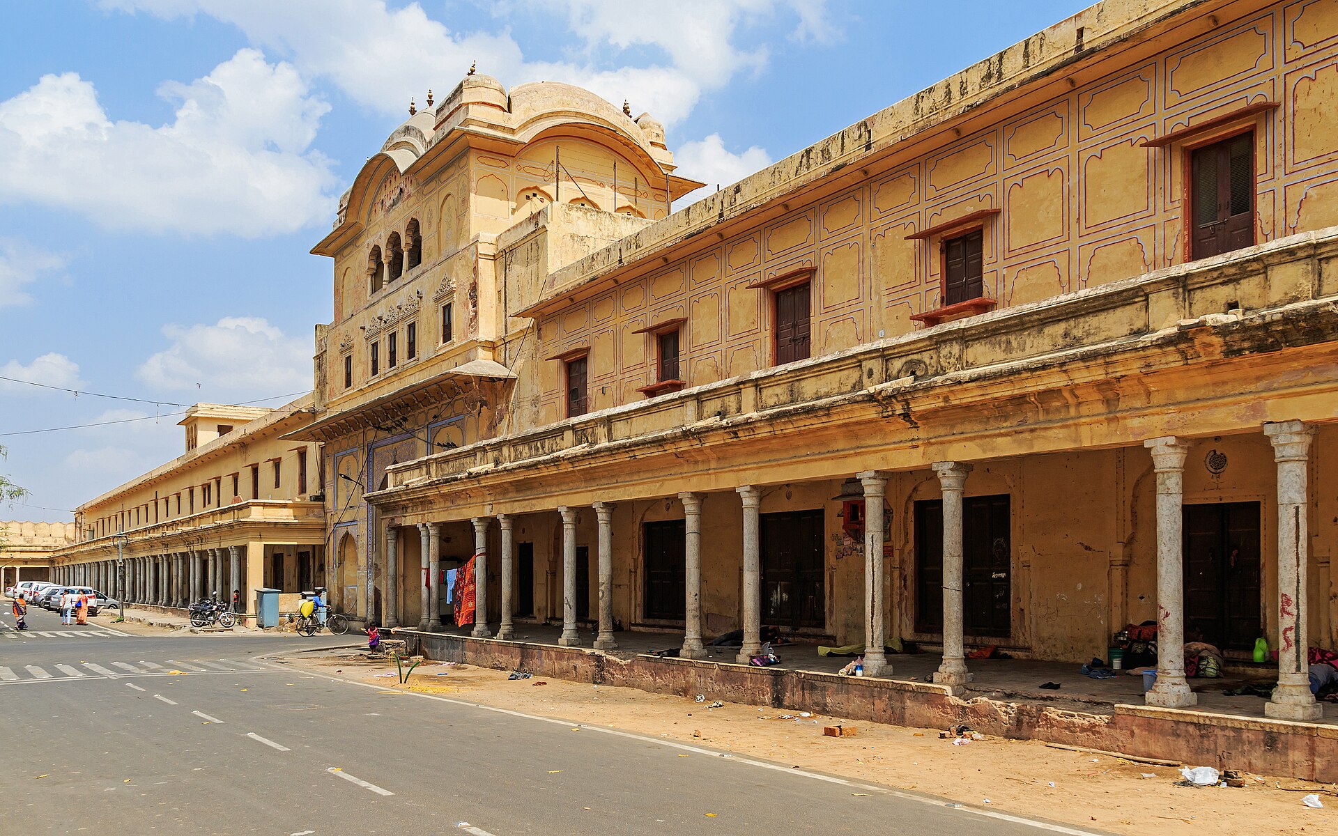The great outer courtyard of the palace, once used for military assembly.
