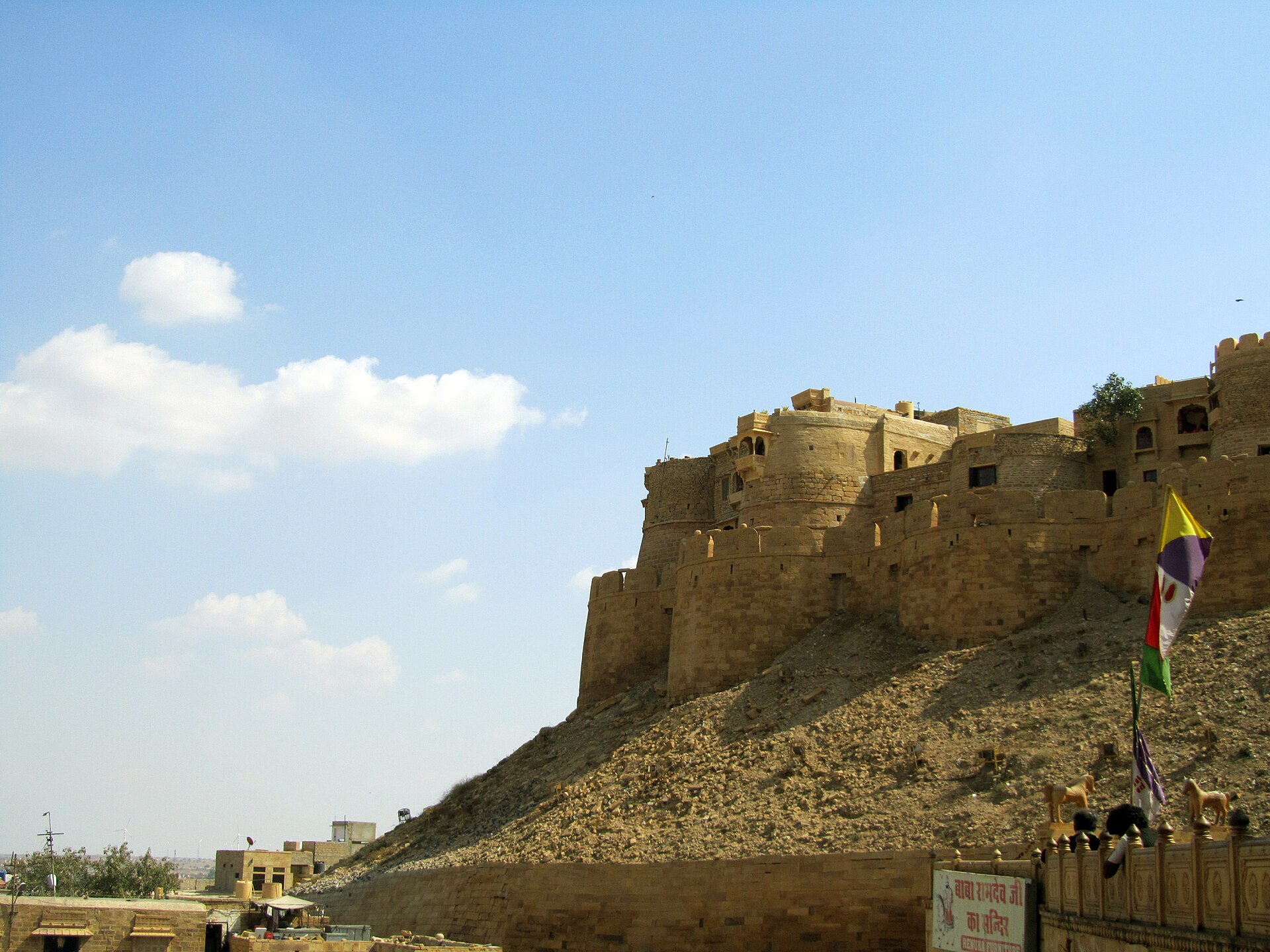 Four massive gates guard the winding ascent into the heart of the fort.