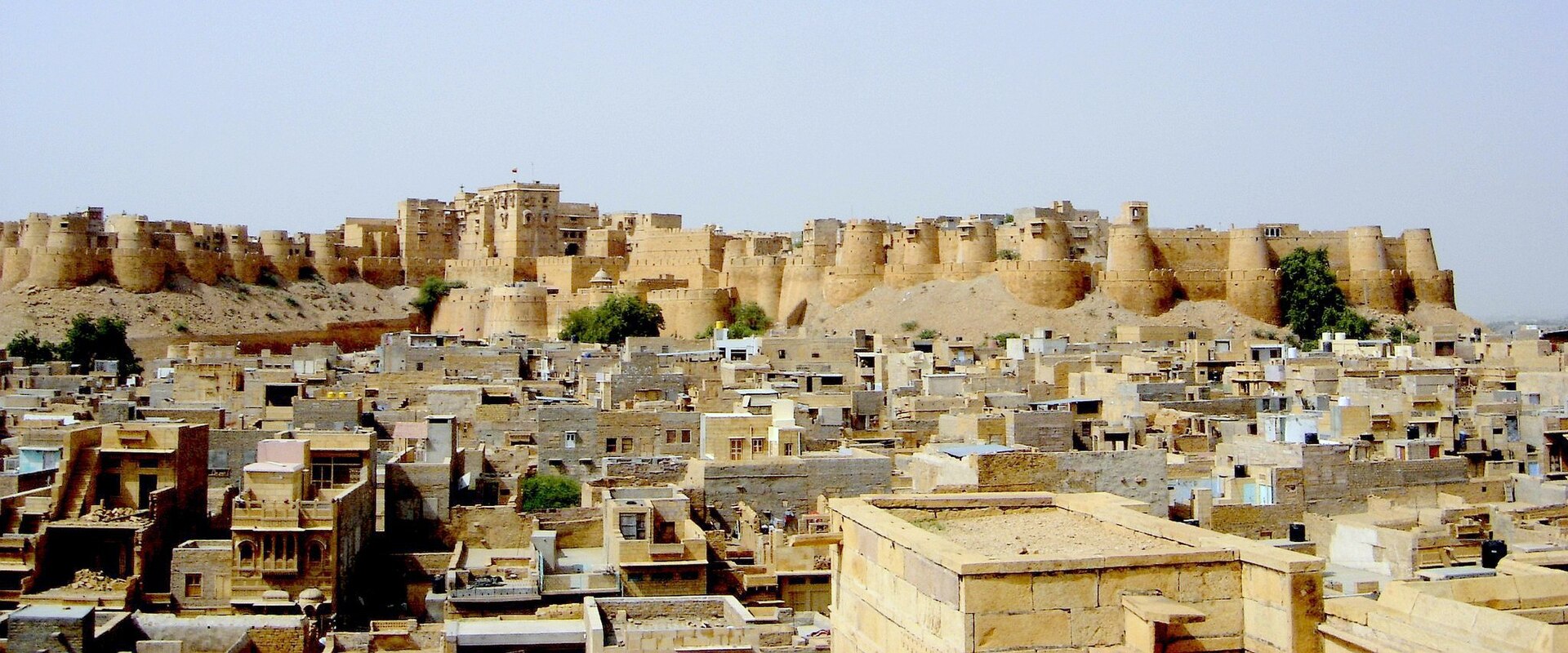 Jaisalmer, the Golden Fort, glowing in the Thar desert - one of the world's few living forts.