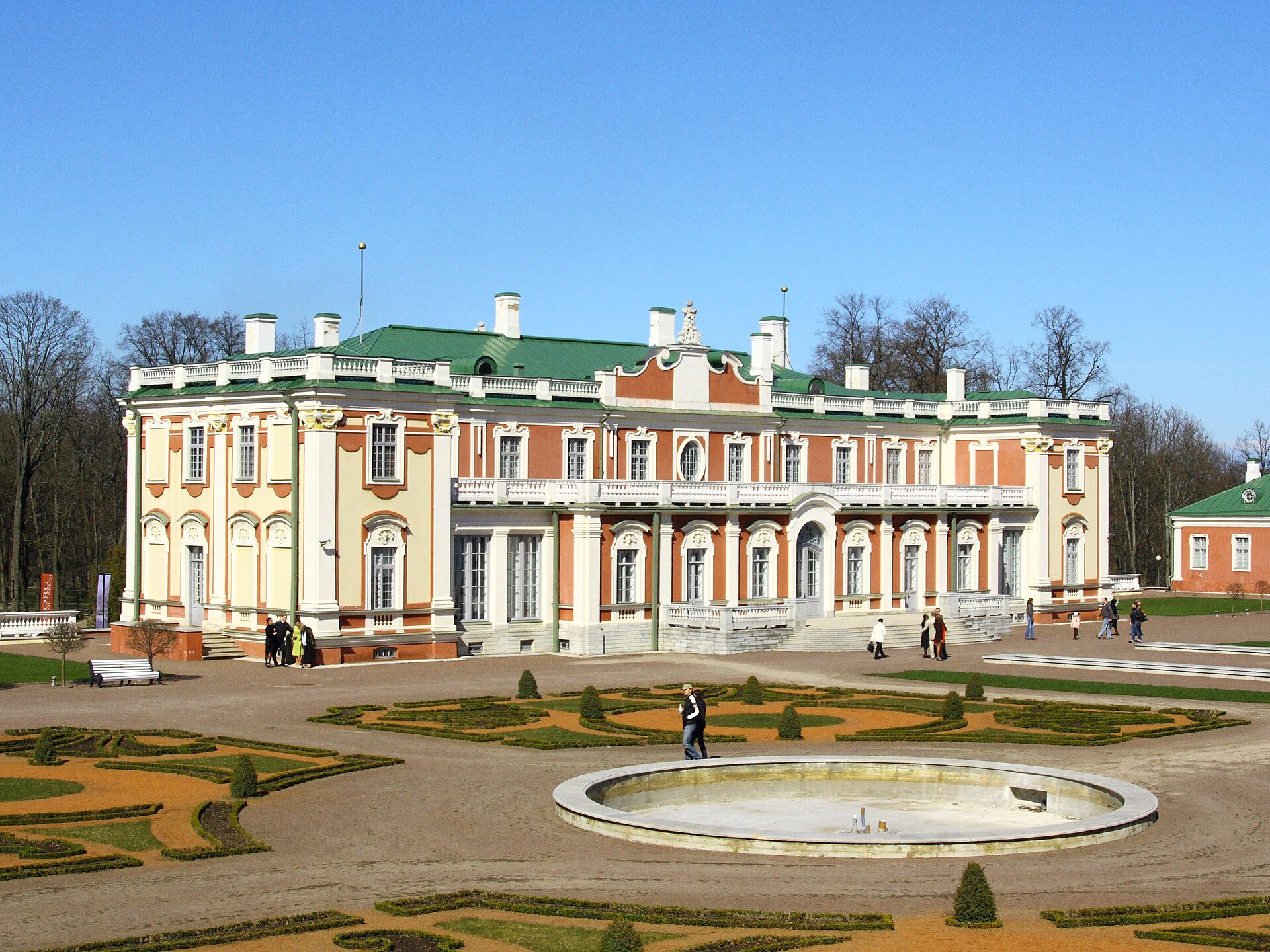 Kadriorg Palace, the baroque summer residence built by the tsar in Tallinn