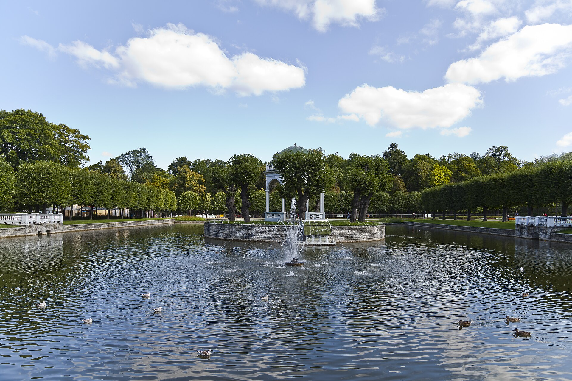 The park of Kadriorg in Tallinn