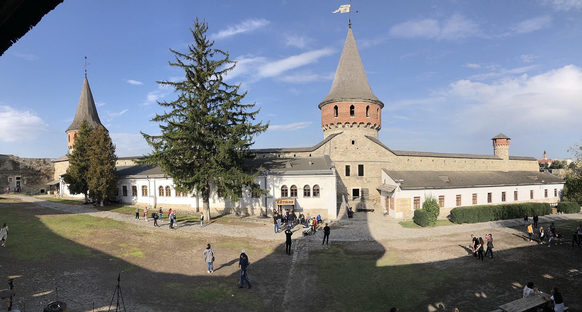 The castle bristles with distinctive towers, each with its own name and story.