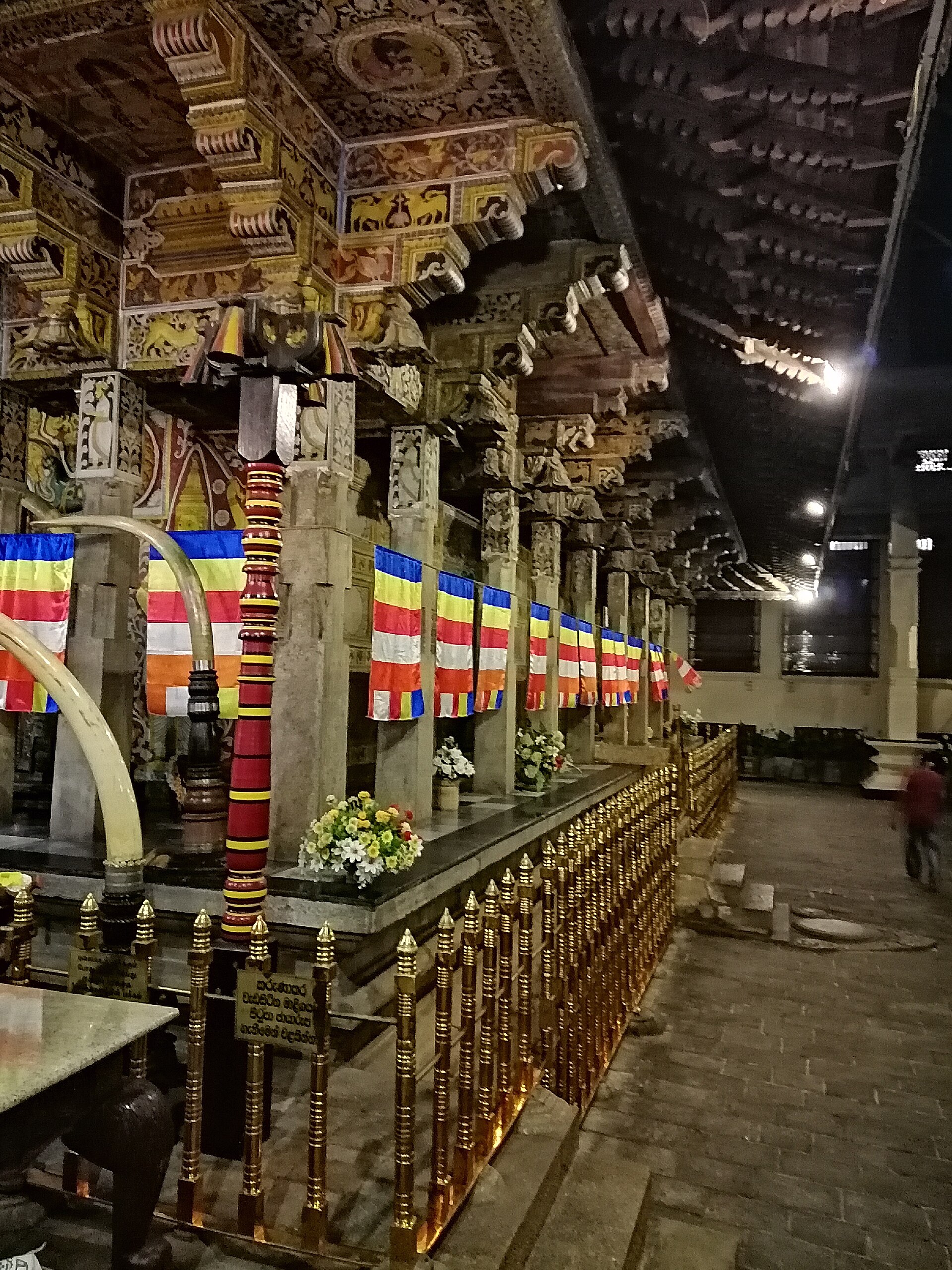 Inside the Temple of the Sacred Tooth Relic