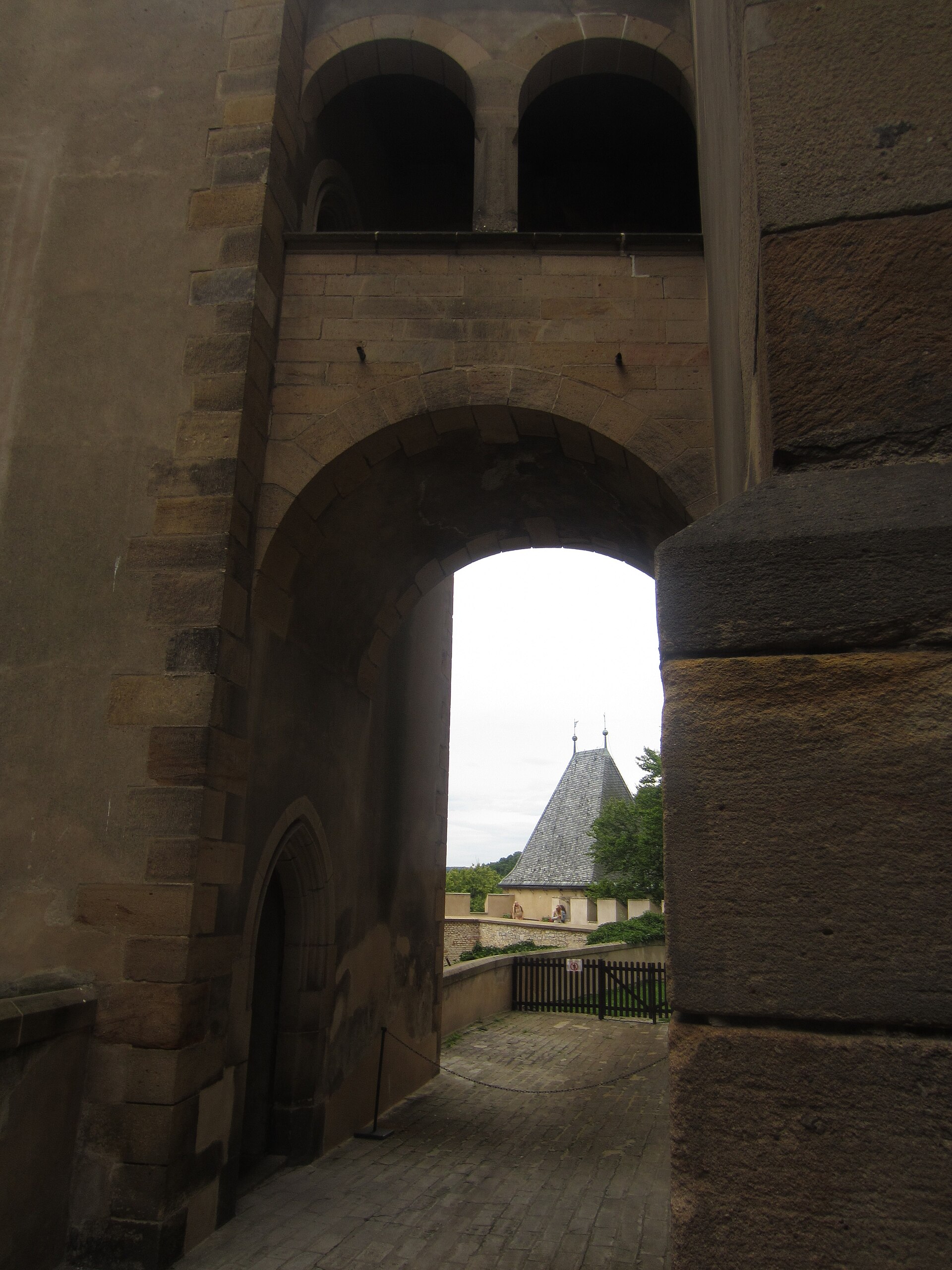 The whole castle was designed as a rising path from the earthly to the sacred.