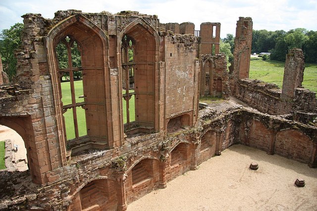 The soaring windows of the Great Hall built by John of Gaunt, once among the grandest in the land