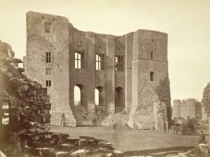 The mighty Norman keep of Kenilworth, one of the largest and strongest in England