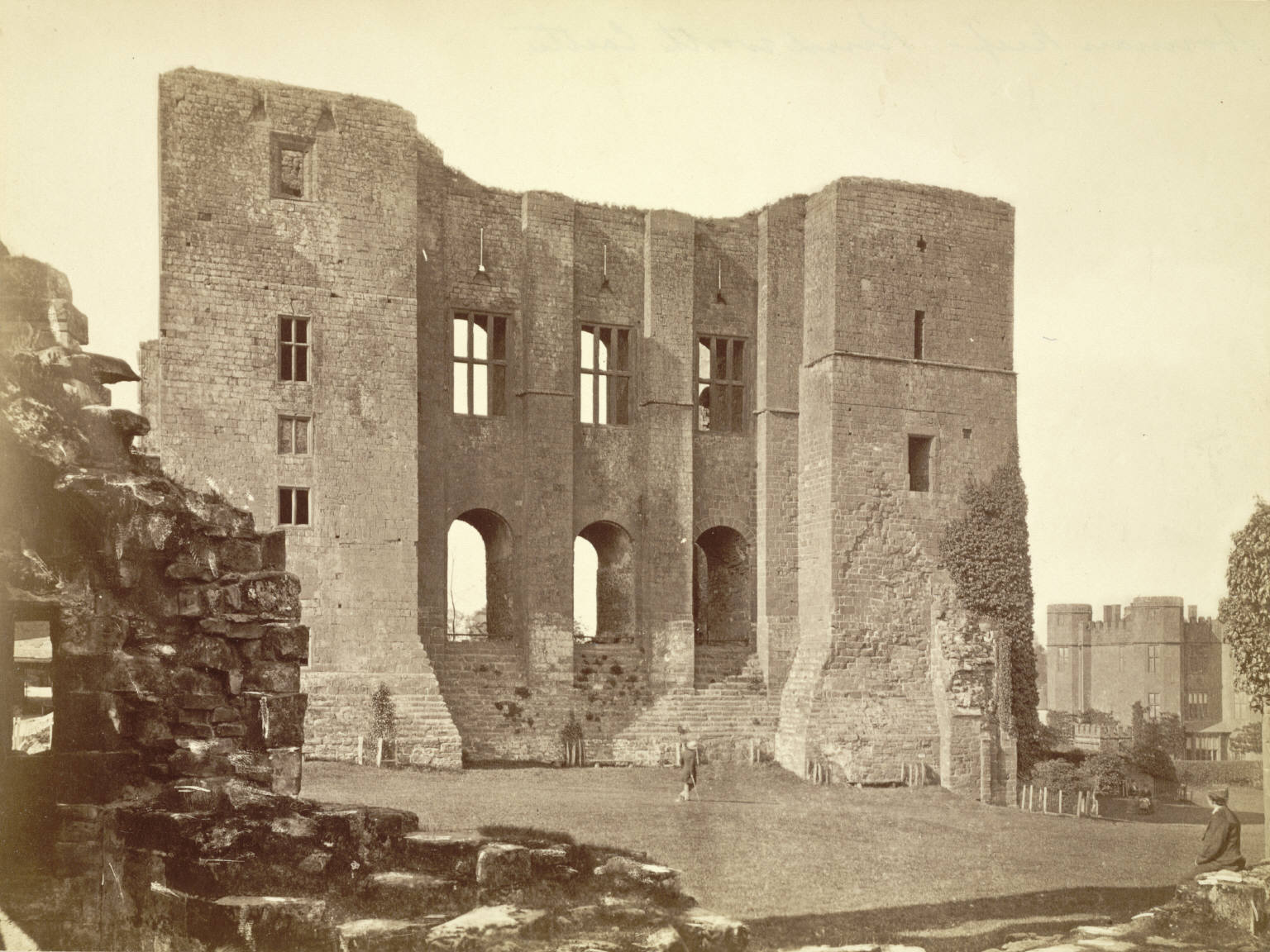 The mighty Norman keep of Kenilworth, one of the largest and strongest in England