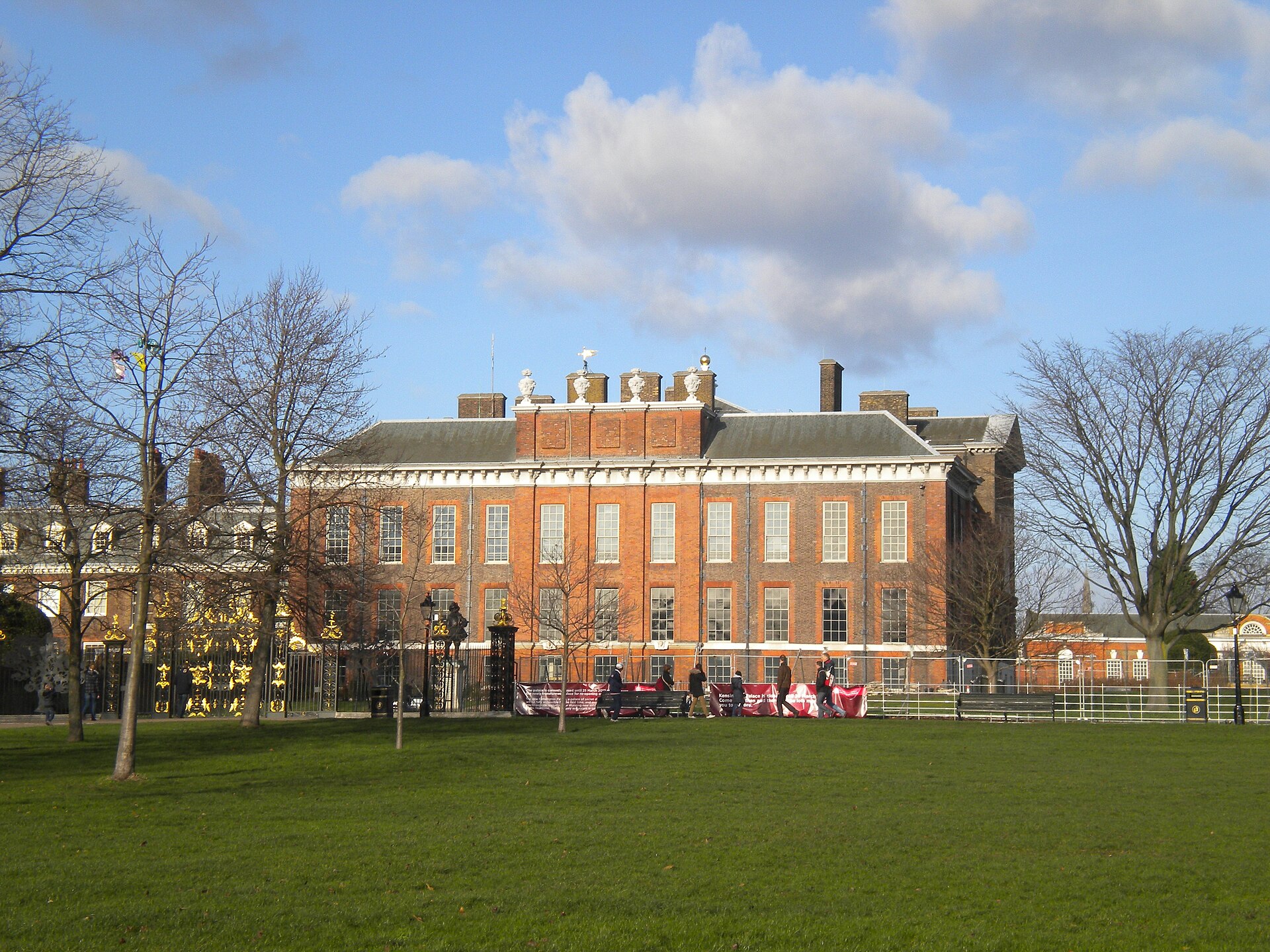 The facade of Kensington Palace