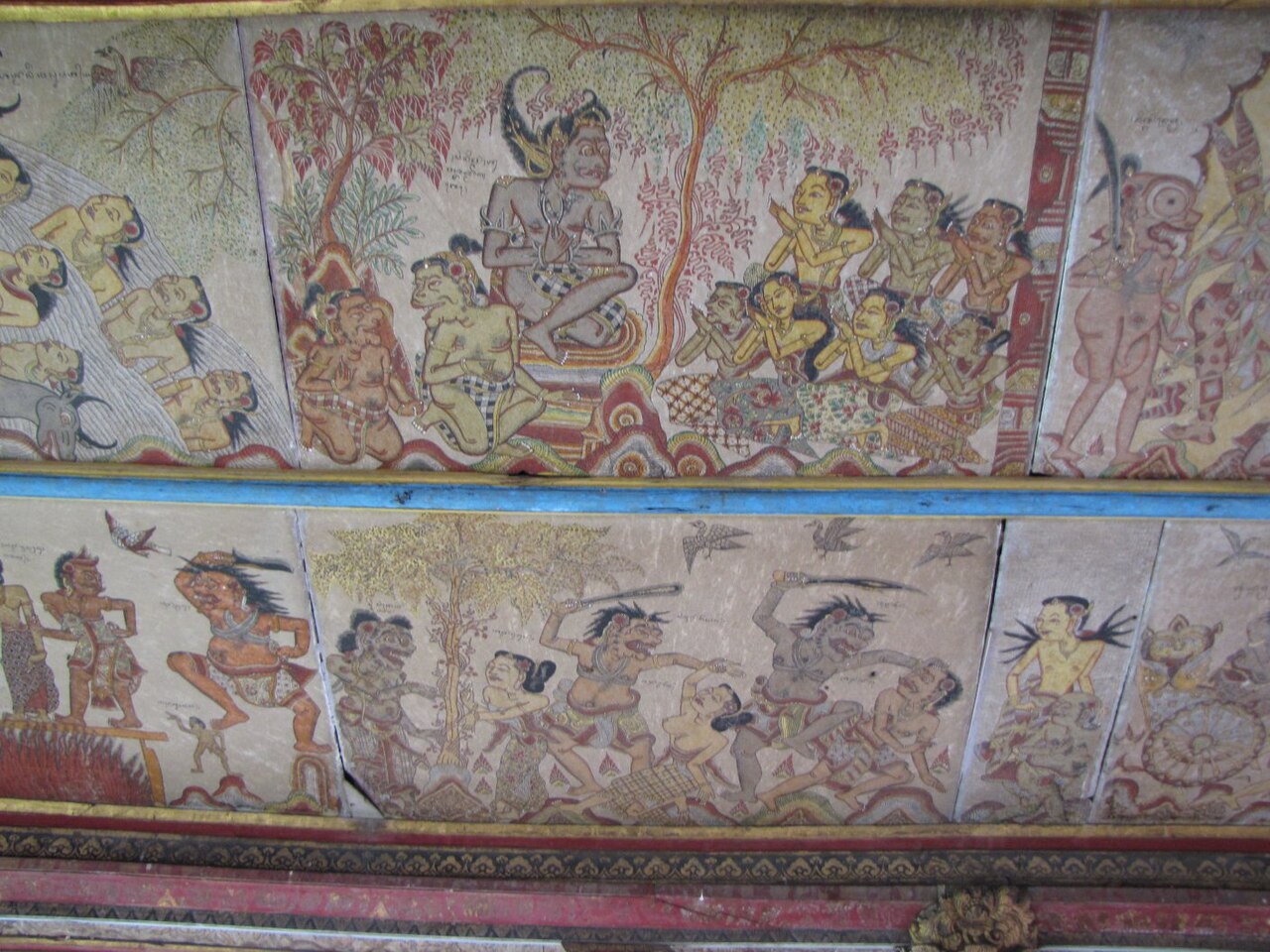 The Kertha Gosa pavilion, jewel of the surviving Klungkung palace