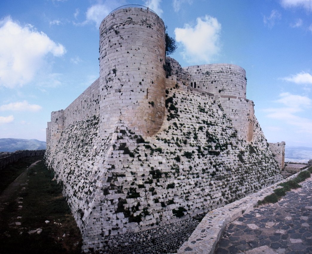 Krak is a supreme example of the concentric castle, with rings of walls.