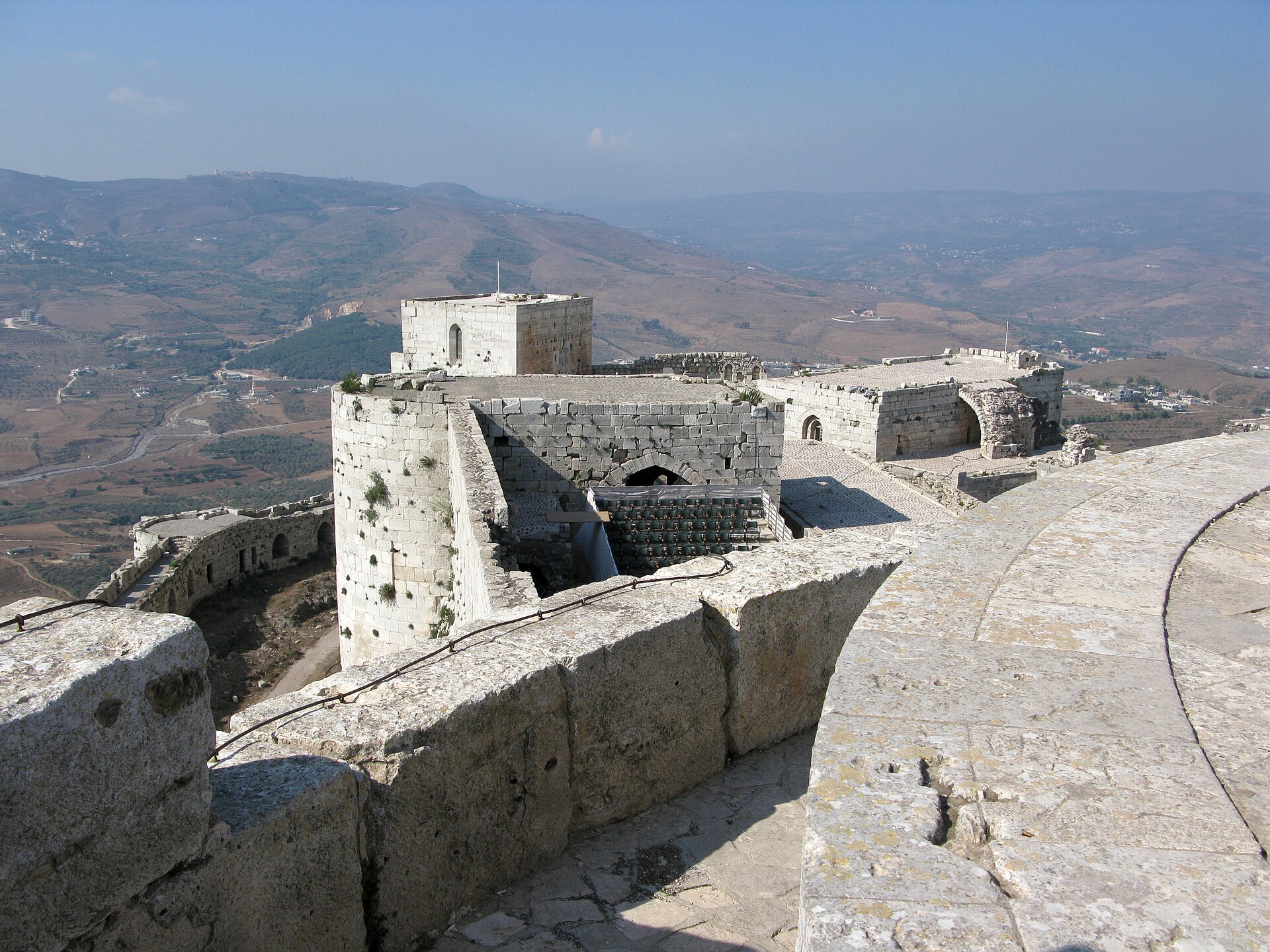Krak was held and rebuilt by the Knights Hospitaller of Saint John.