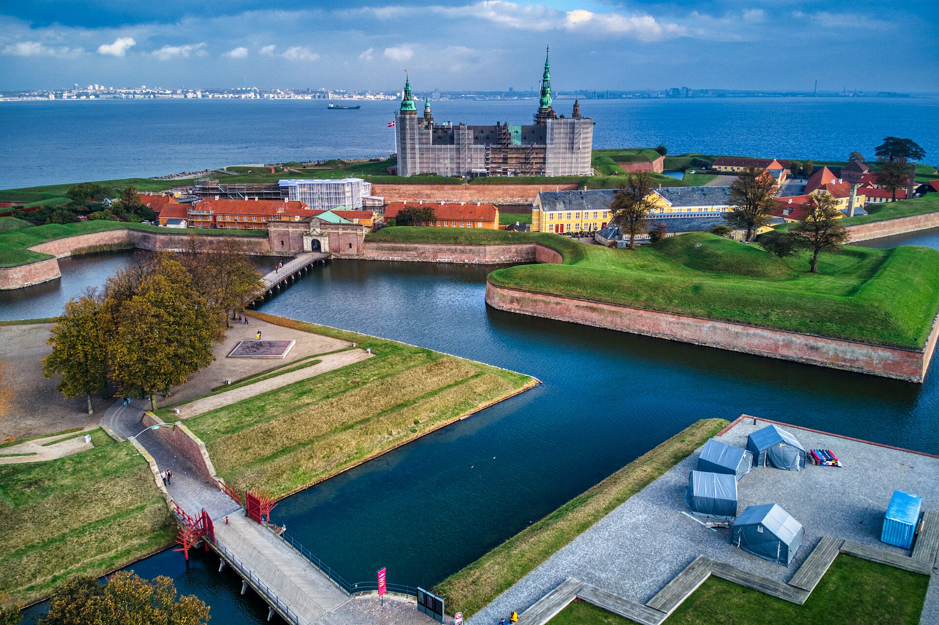 Ringed by angled bastions and moats, Kronborg was one of the strongest fortresses of its age.