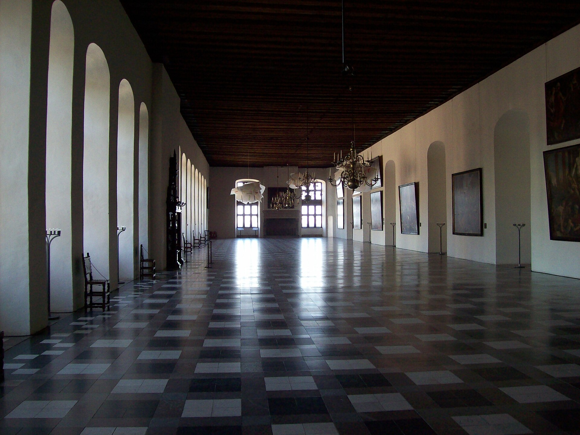 Kronborg's ballroom was once the longest and grandest hall in Northern Europe.
