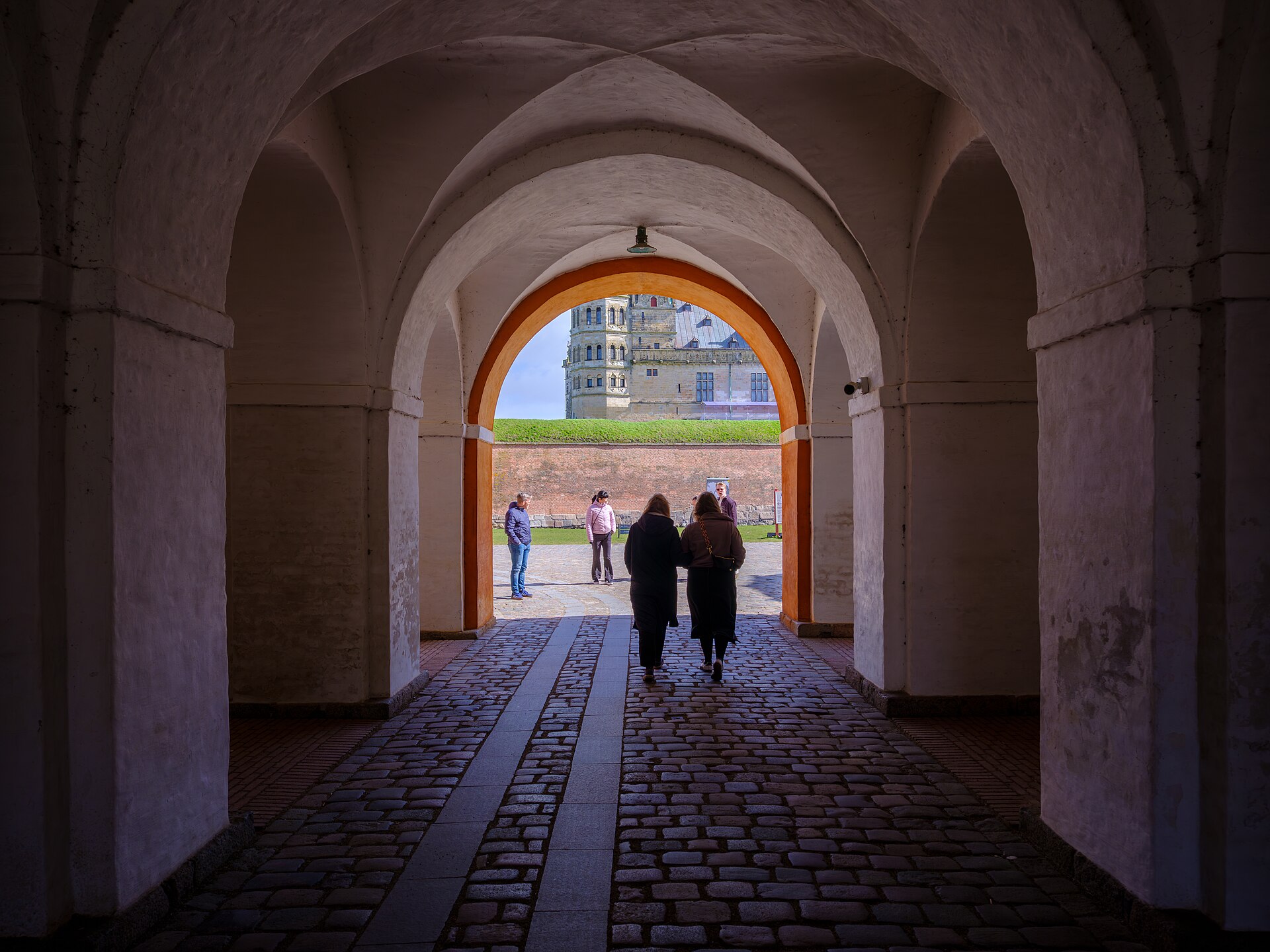 The castle grew from an earlier fortress called Krogen, built to collect the Sound Dues.