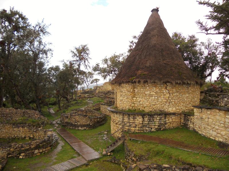 A view of the citadel of Kuélap in 2012