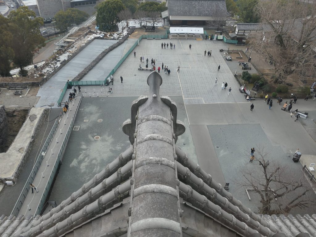 The many turrets and fortified structures crowning the walls