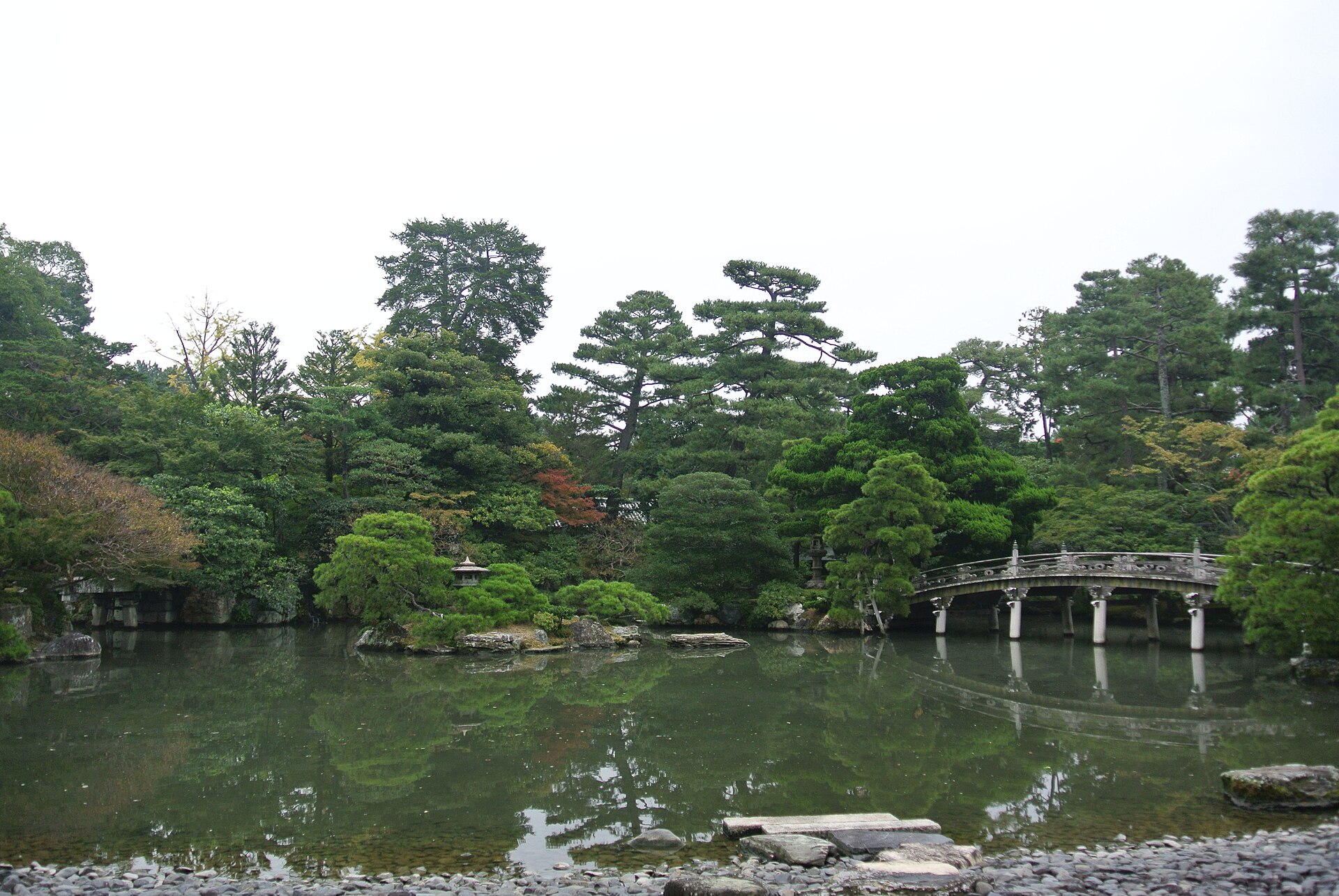 The Kyoto Imperial Palace, the Kyoto Gosho, ancient residence of the emperors of Japan.