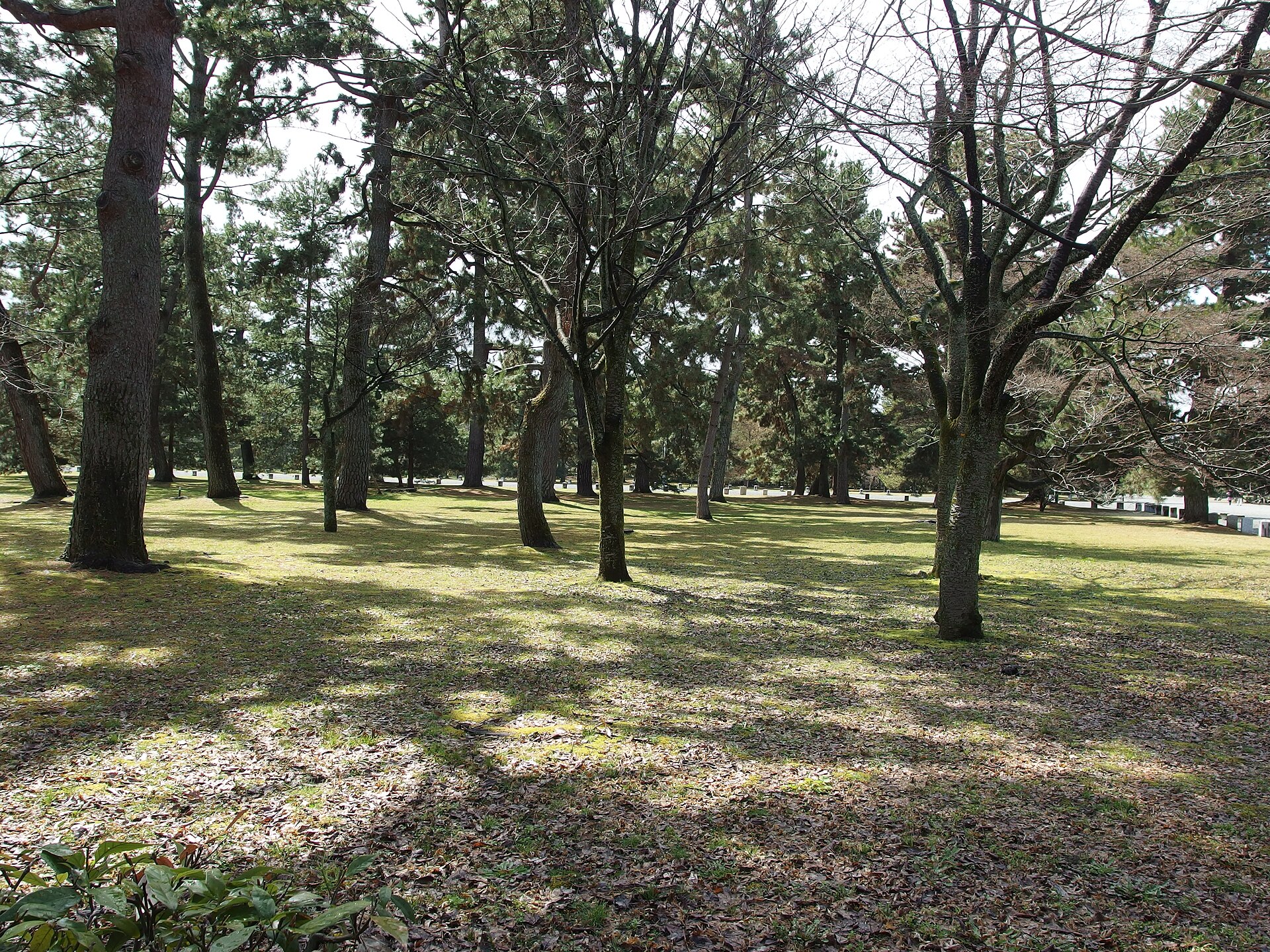 A view within the imperial precinct, once surrounded by the residences of the court nobility.