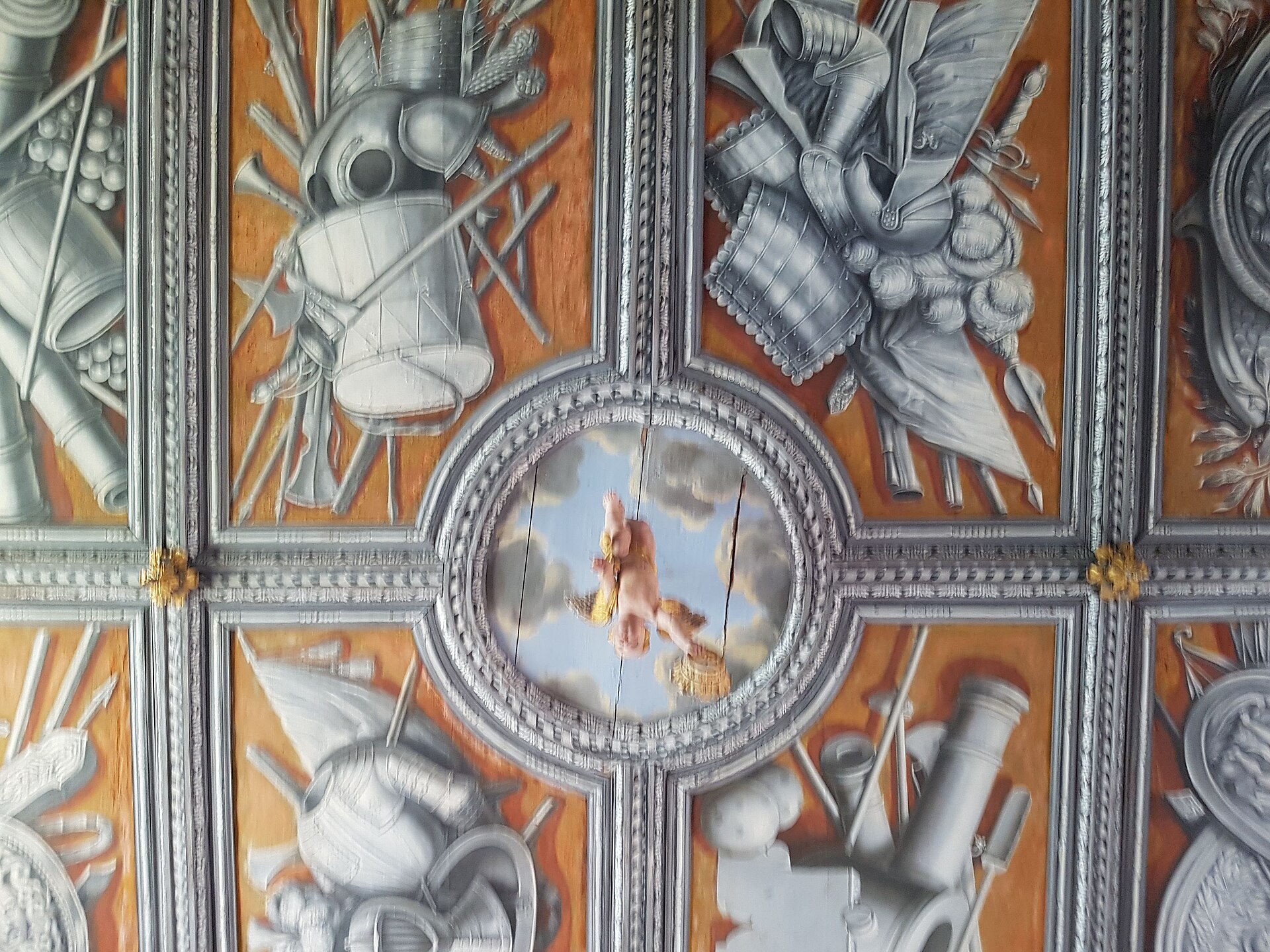 Läckö's richly painted rooms are among the finest baroque interiors in Sweden.