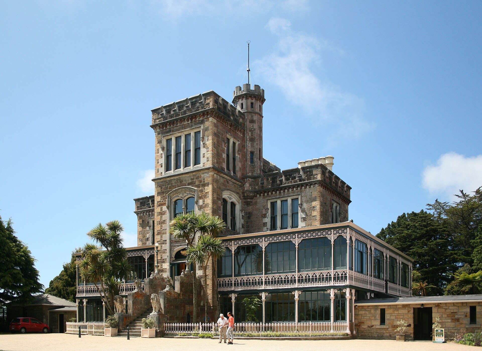 Larnach Castle near Dunedin, New Zealand